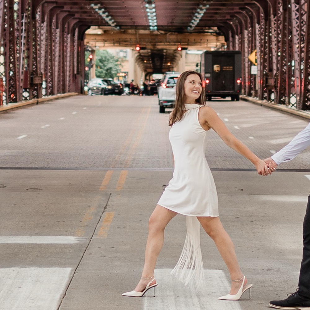 Abercrombie scarf slip mini dress